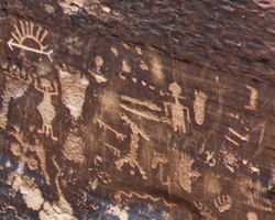 Petroglyphen Petrified Forest