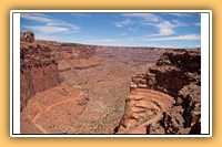 Canyonlands Shafter Trail von oben