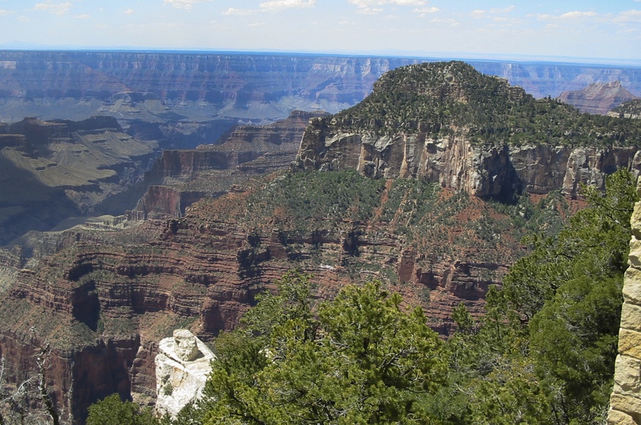 Ausischt hinter der Lodge