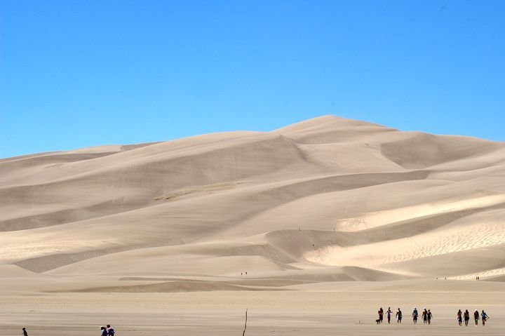 Wanderung zu den Dünen