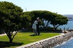 Statue im Hafen