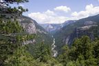 Yosemite Tal von der Passstrasse