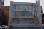 Philadelphia bemalte Hauswand
