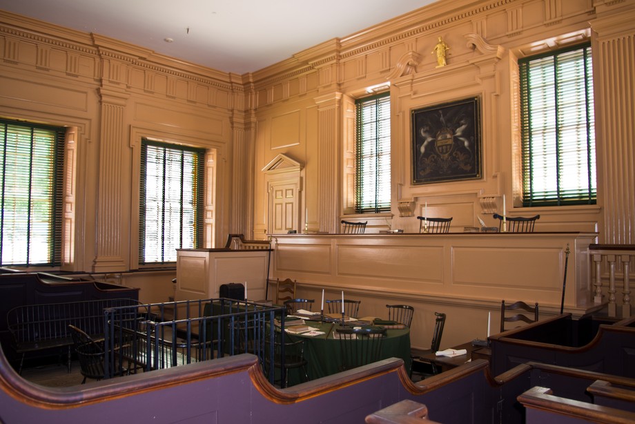 Supreme Court Room Independence Hall