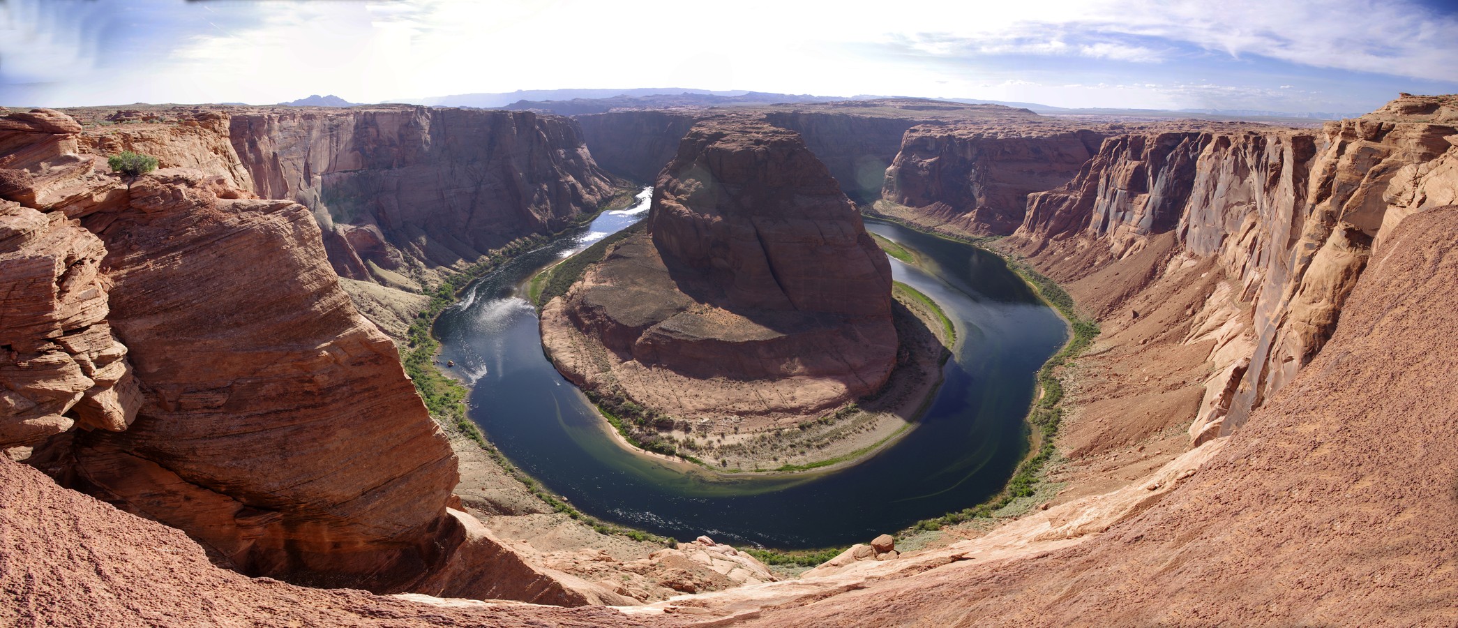 Horseshoe Bend, Blick vom Overlook