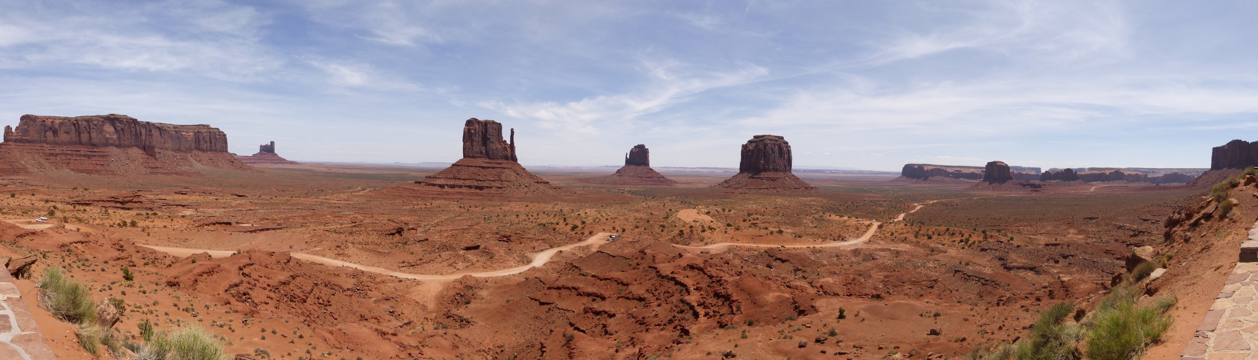 Monument Valley Blick vom Overlook