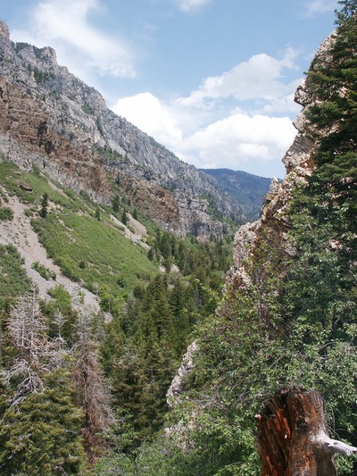 Timpanogos Cave, Blick ins Tal